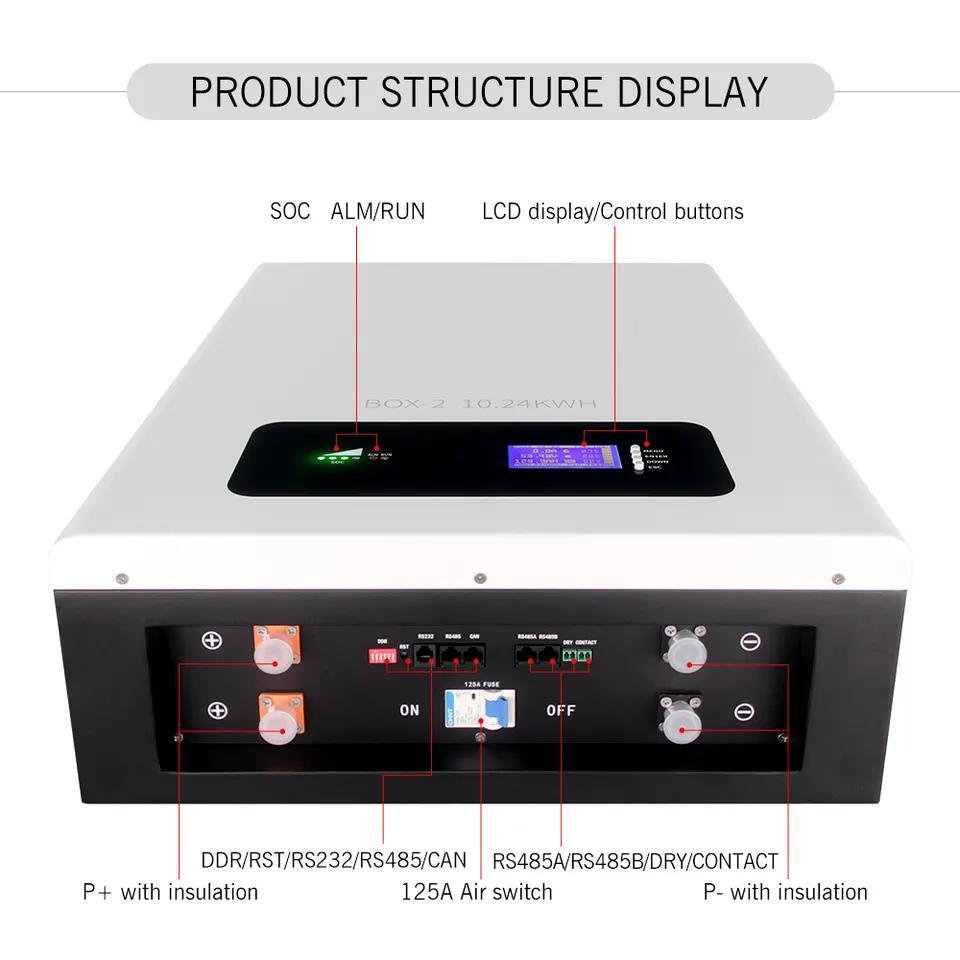 太阳能家用电源解决方案-48V 200ah壁挂式锂电池